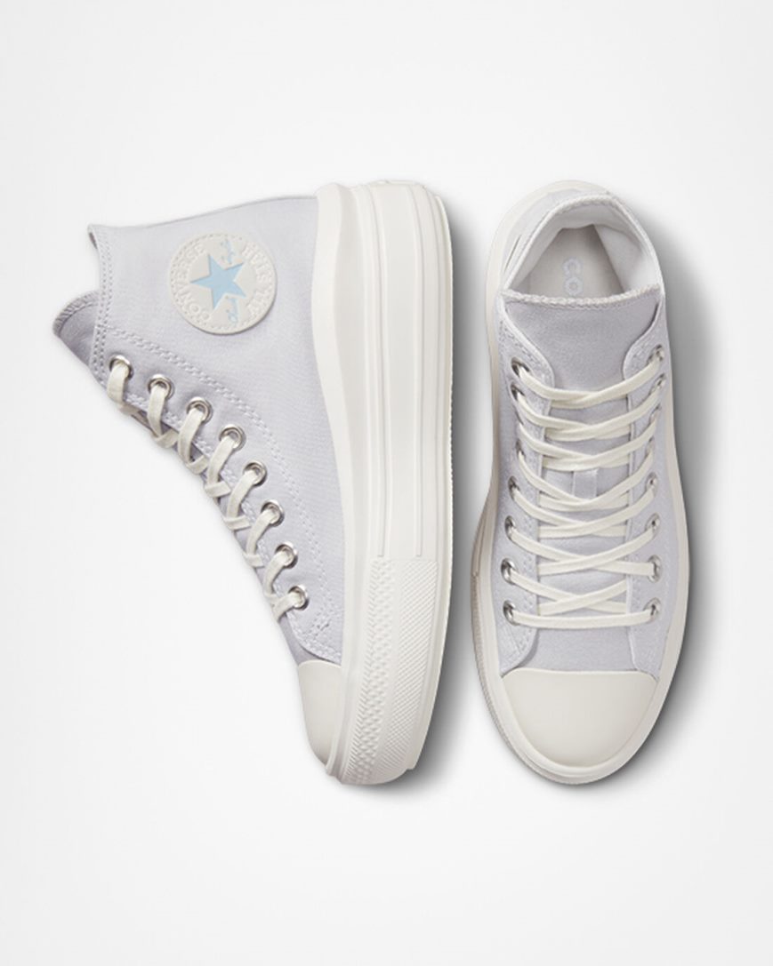 Topanky Na Platforme Converse Chuck Taylor All Star Move Vysoke Damske Nachový Biele | SK WKHSN0